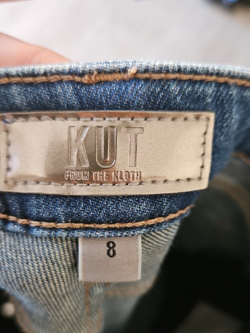 Kut from the Kloth Women's Bootcut Jeans in Blue Wash - Picture 3 of 3